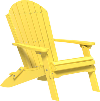 Folding Adirondack Chair Yellow