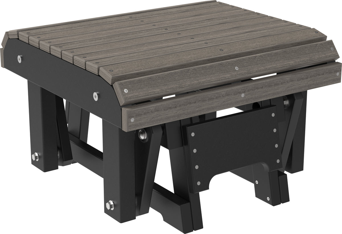 Glider Footrest Coastal Gray & Black