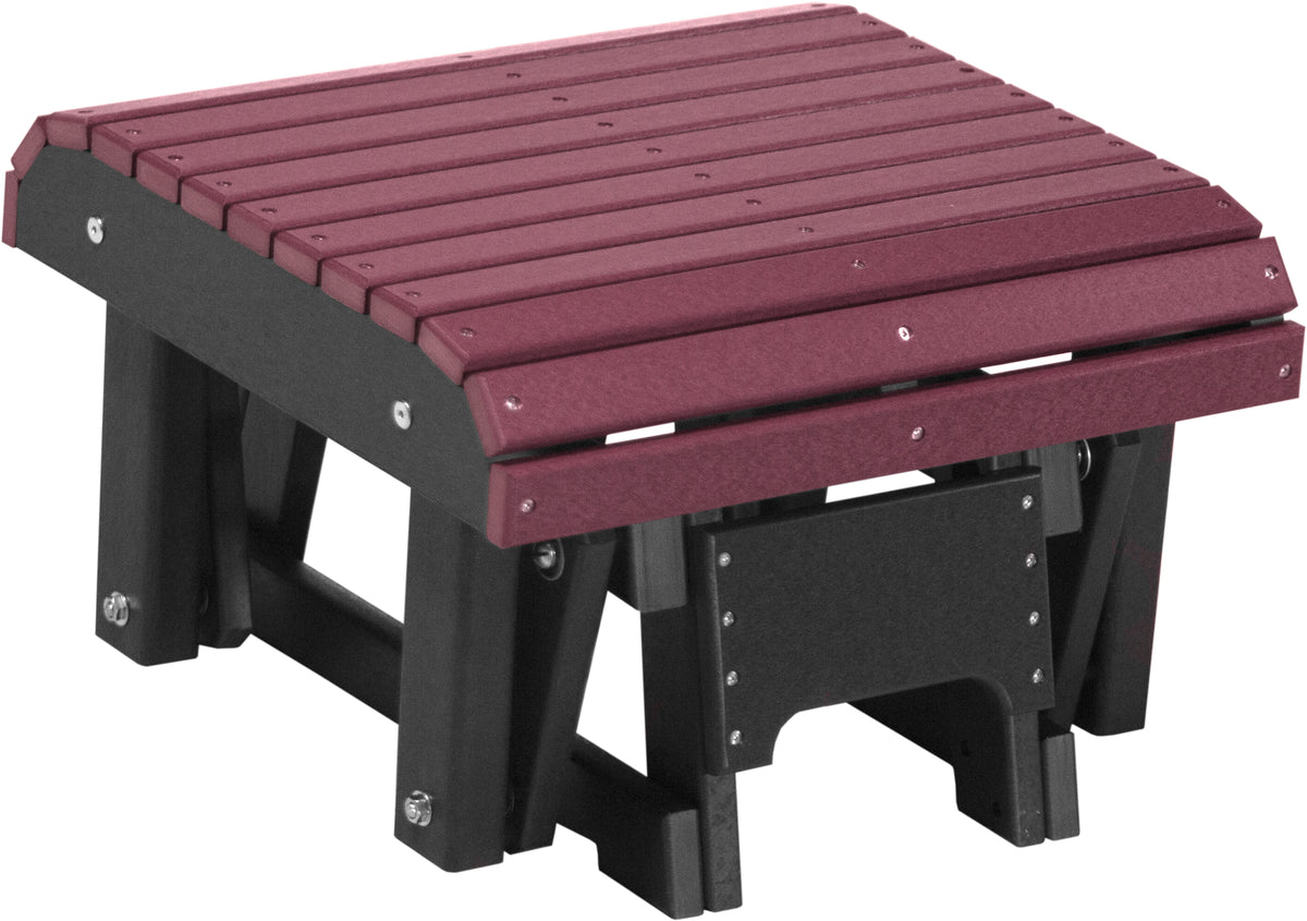 Glider Footrest Cherrywood & Black