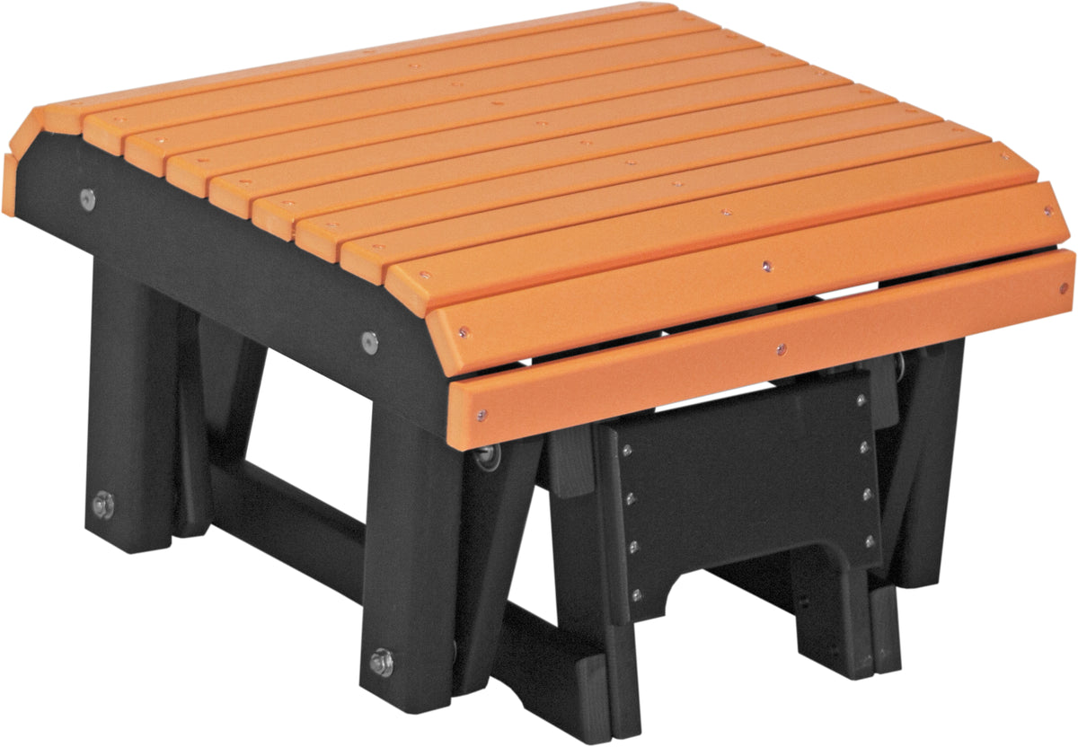 Glider Footrest Tangerine & Black