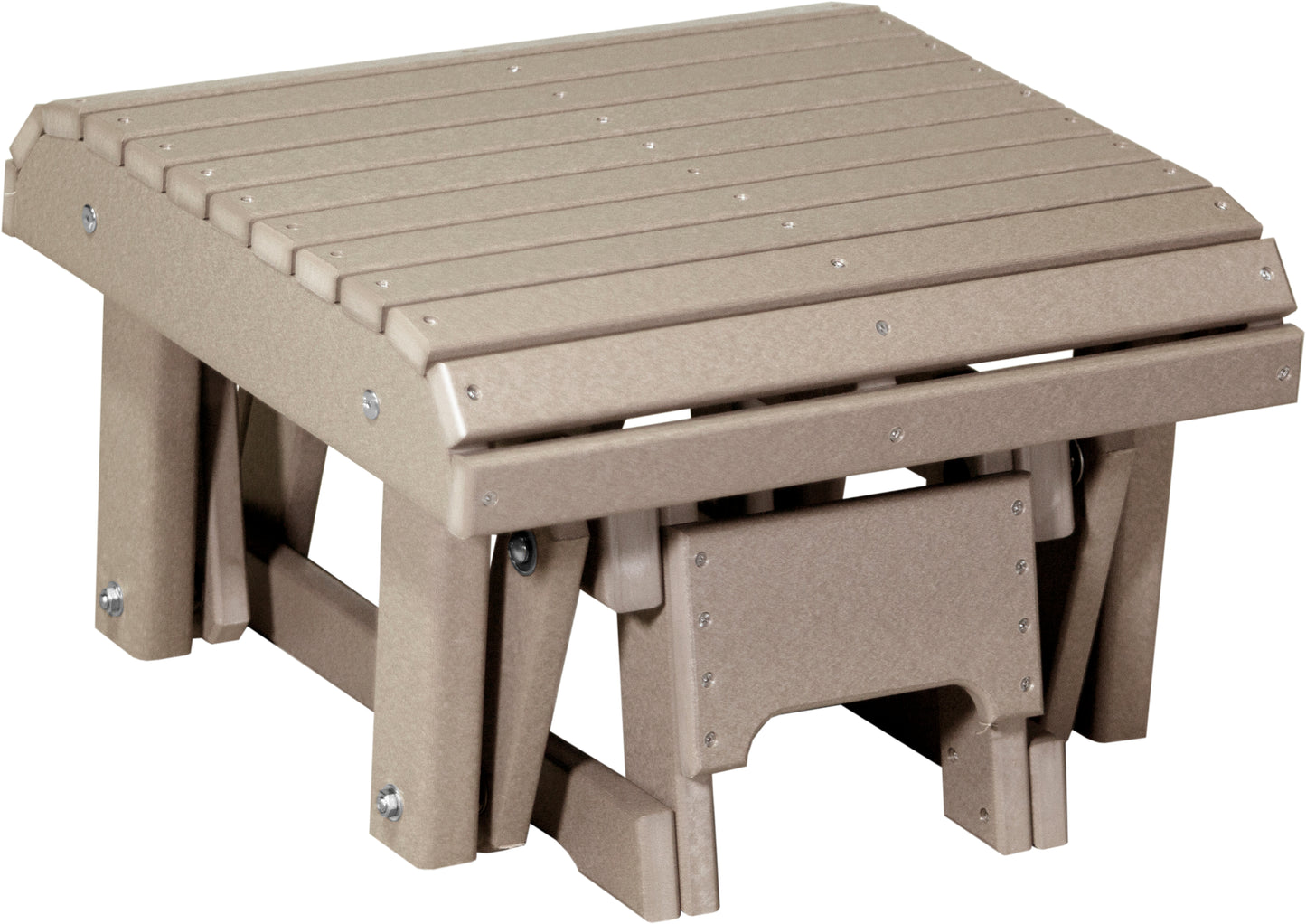 Glider Footrest Weatherwood