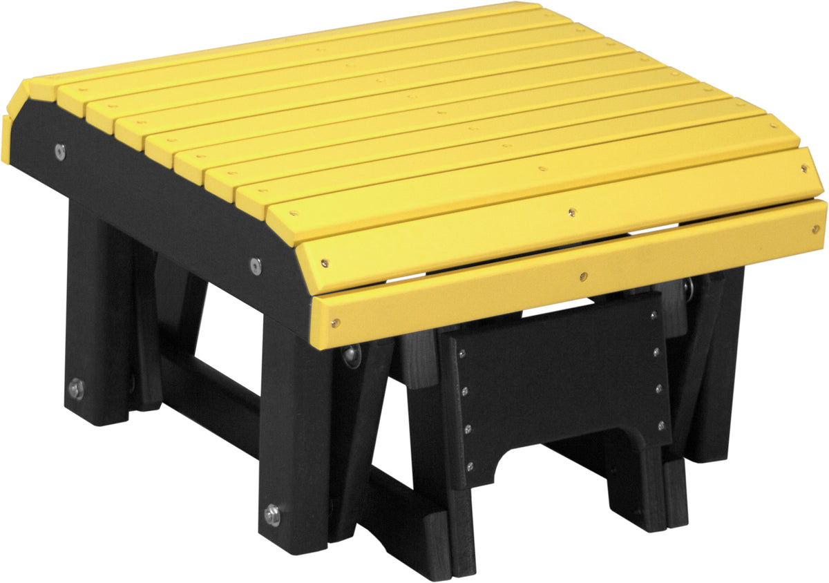 Glider Footrest Yellow & Black