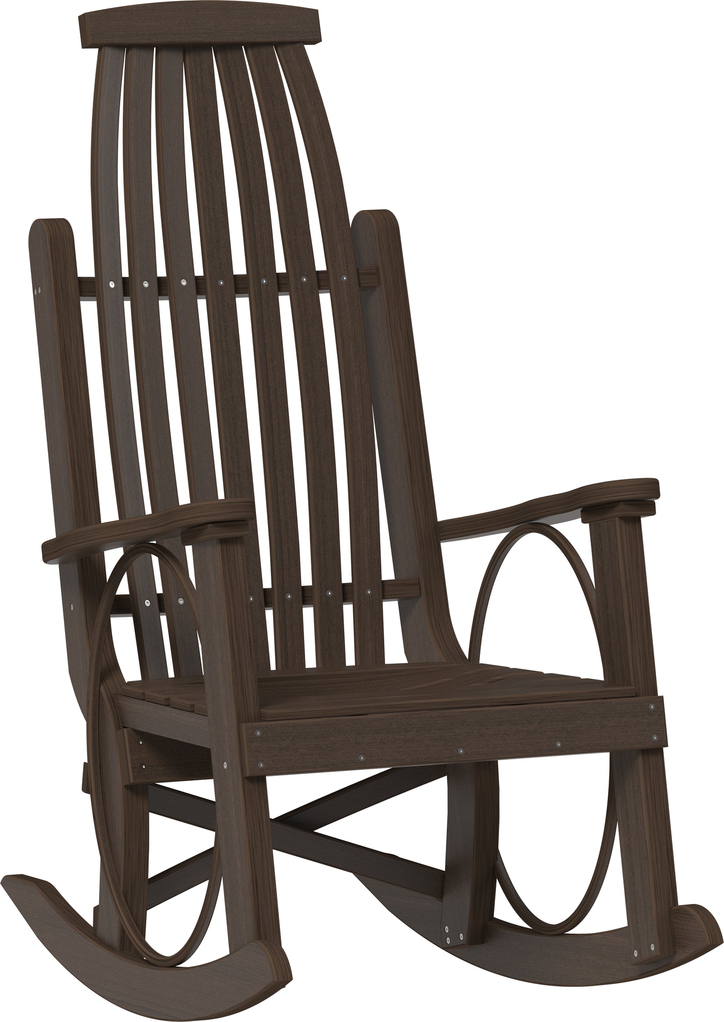 Poly Grandpa's Rocker Brazilian Walnut