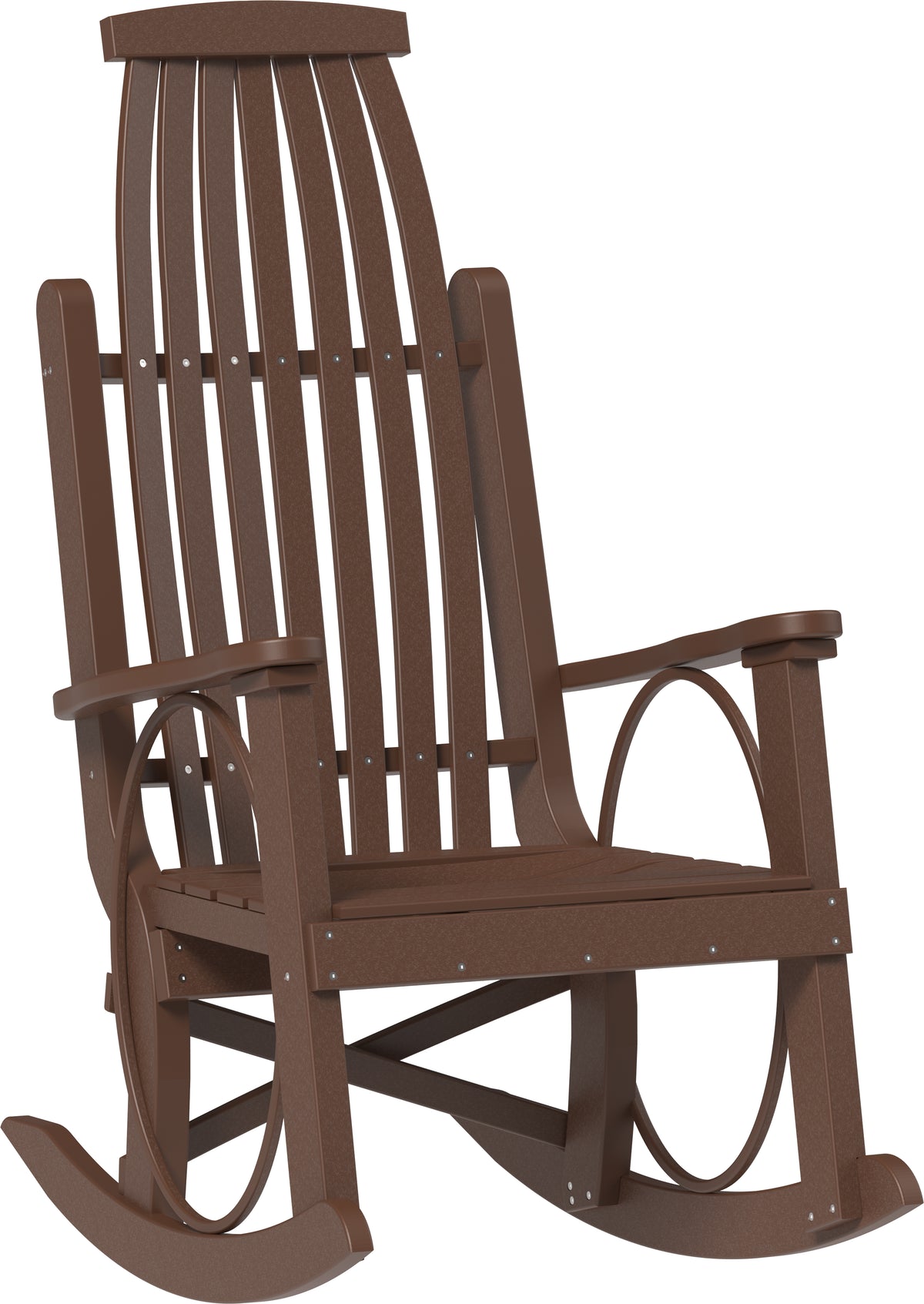 Poly Grandpa's Rocker Chestnut Brown