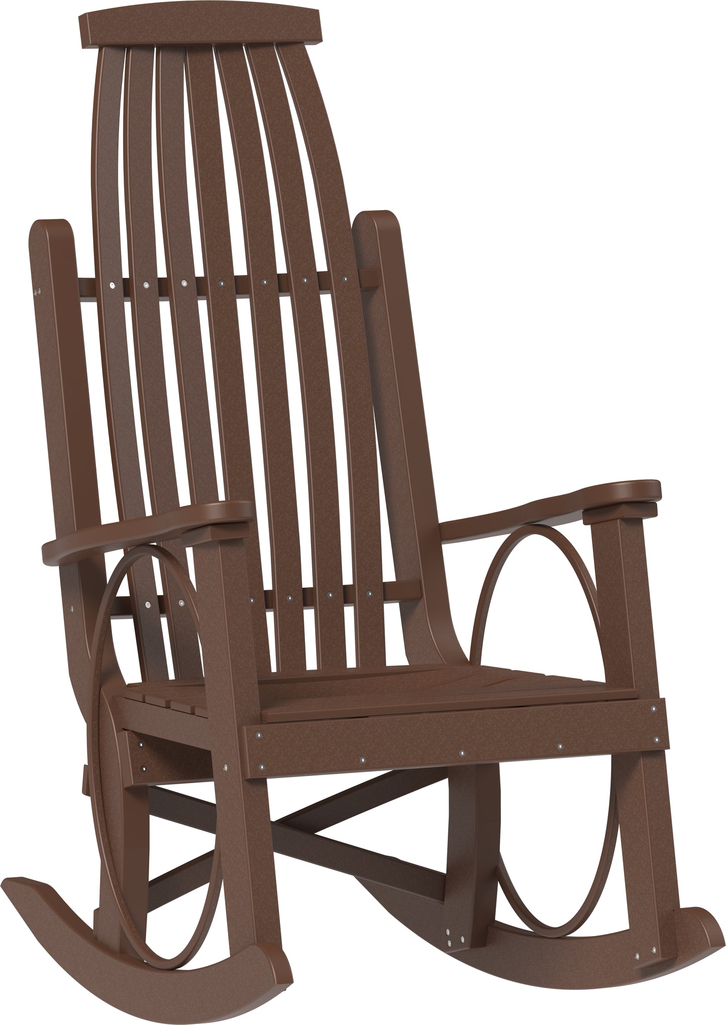 Poly Grandpa's Rocker Chestnut Brown