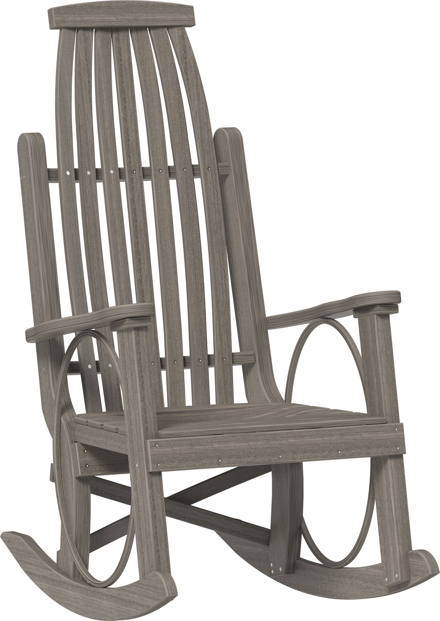 Poly Grandpa's Rocker Coastal Gray