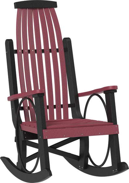 Poly Grandpa's Rocker Cherrywood & Black