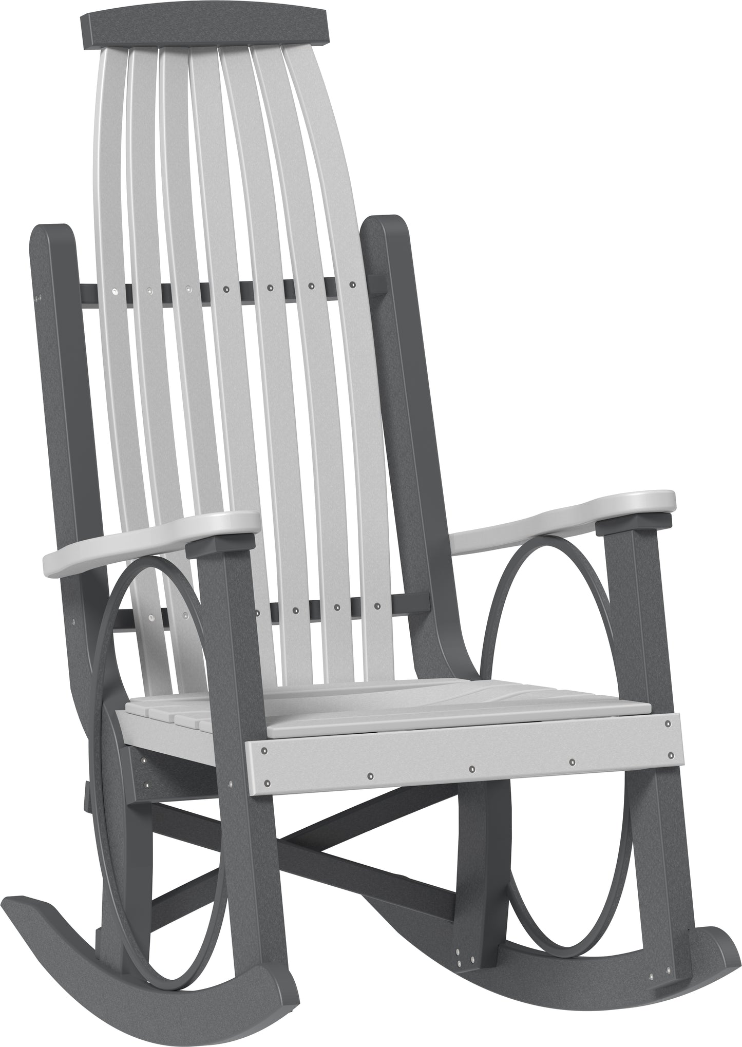 Poly Grandpa's Rocker Dove Gray & Slate
