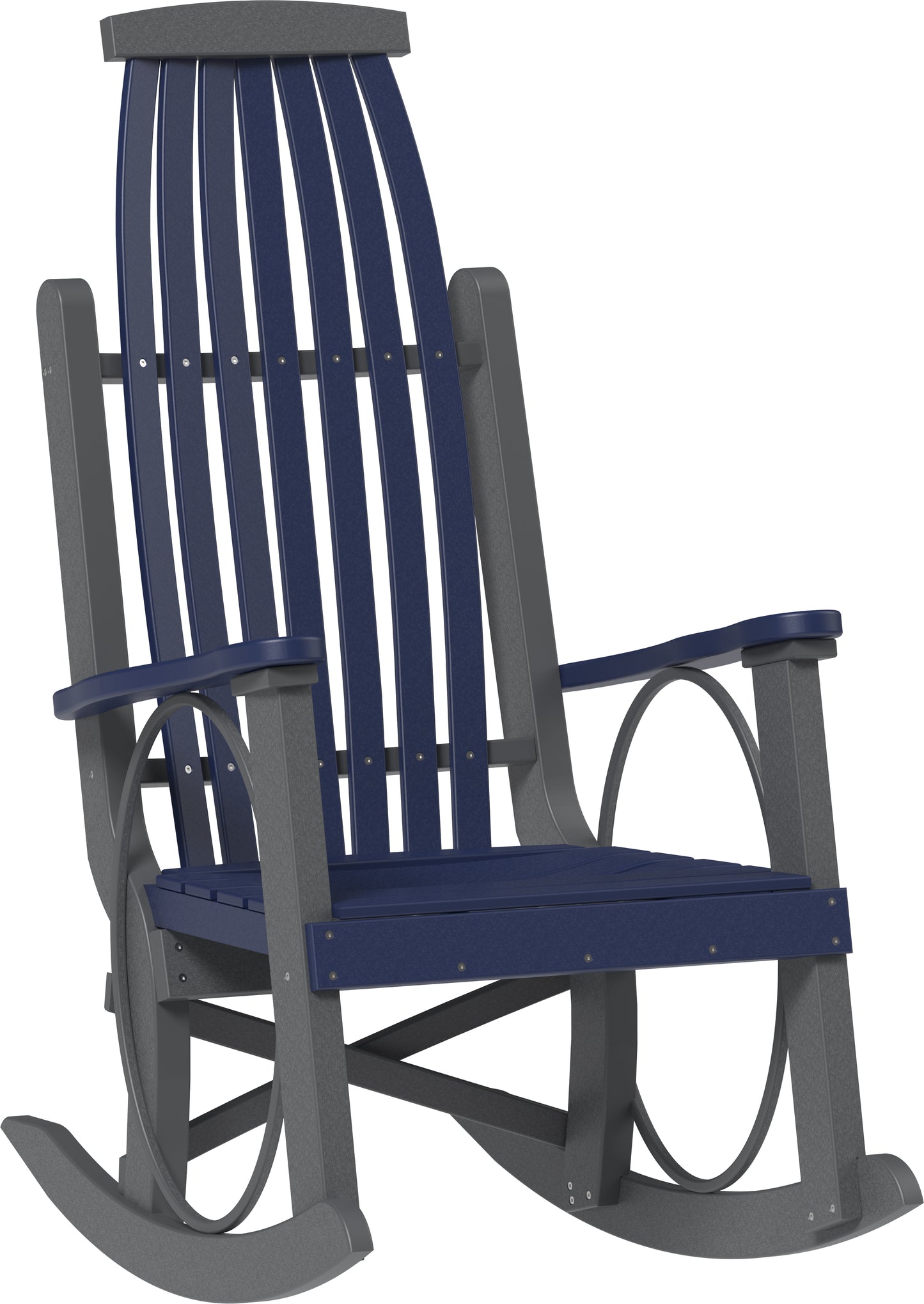 Poly Grandpa's Rocker Patriot Blue & Slate