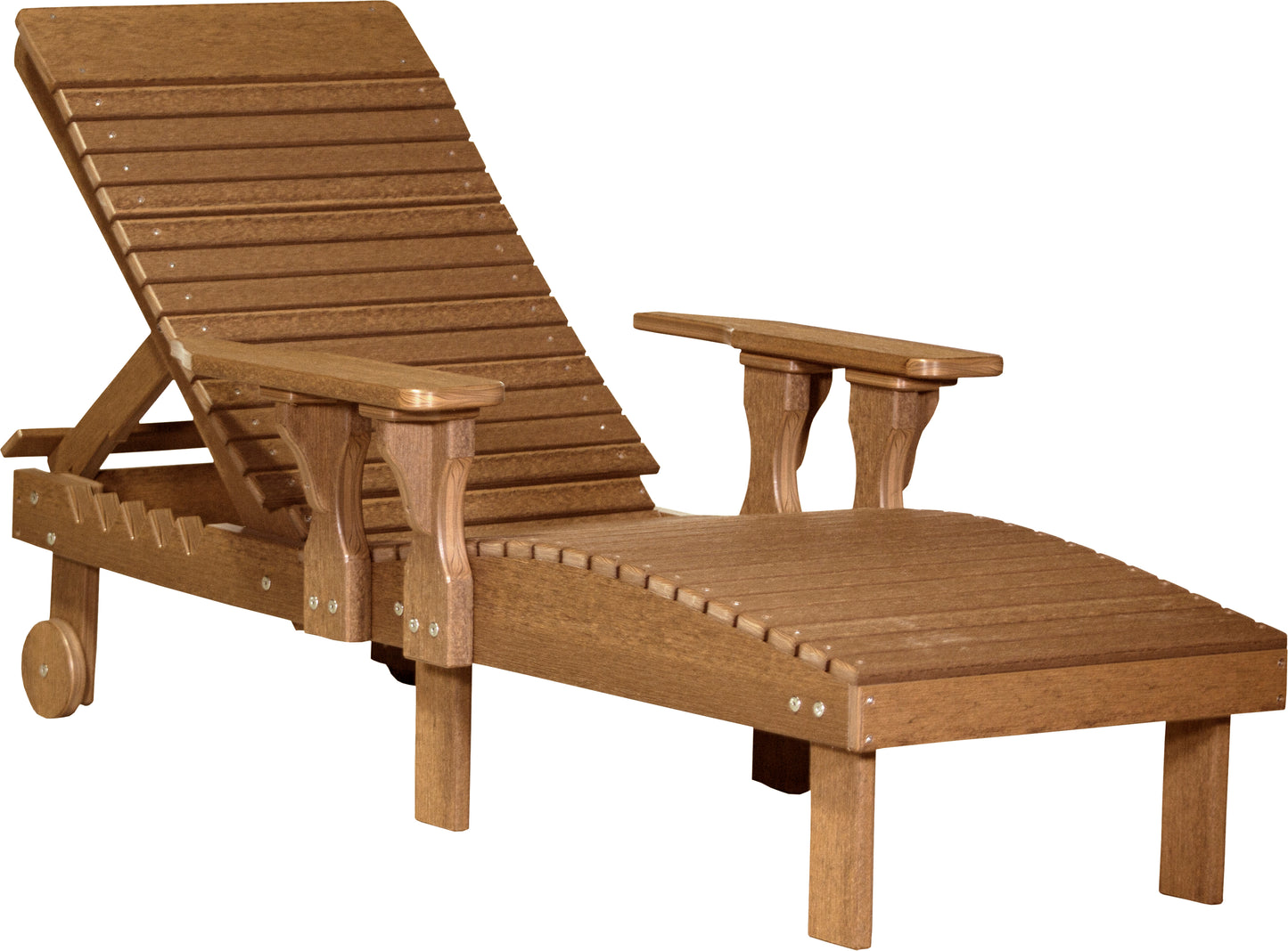 Poly Lounge Chair Antique Mahogany