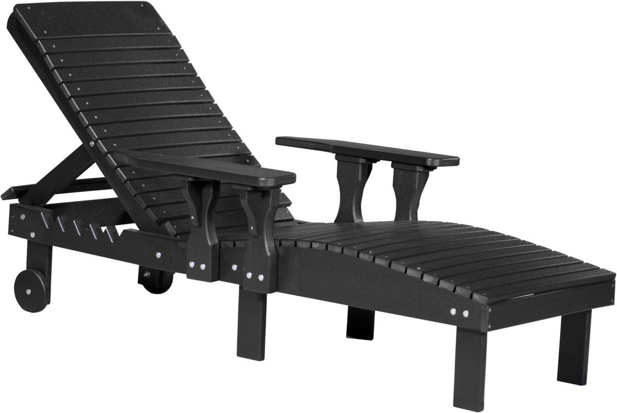 Poly Lounge Chair Black