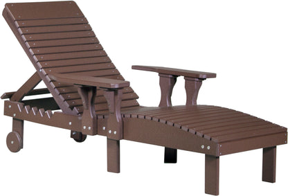 Poly Lounge Chair Chestnut Brown