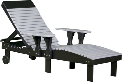 Poly Lounge Chair Dove Gray & Black