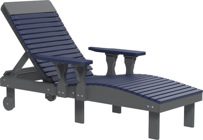 Poly Lounge Chair Patriot Blue & Slate