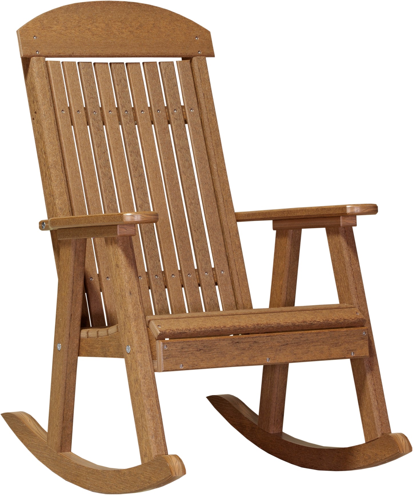 Poly Porch Rocker Antique Mahogany