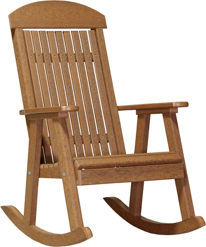 Poly Porch Rocker Antique Mahogany