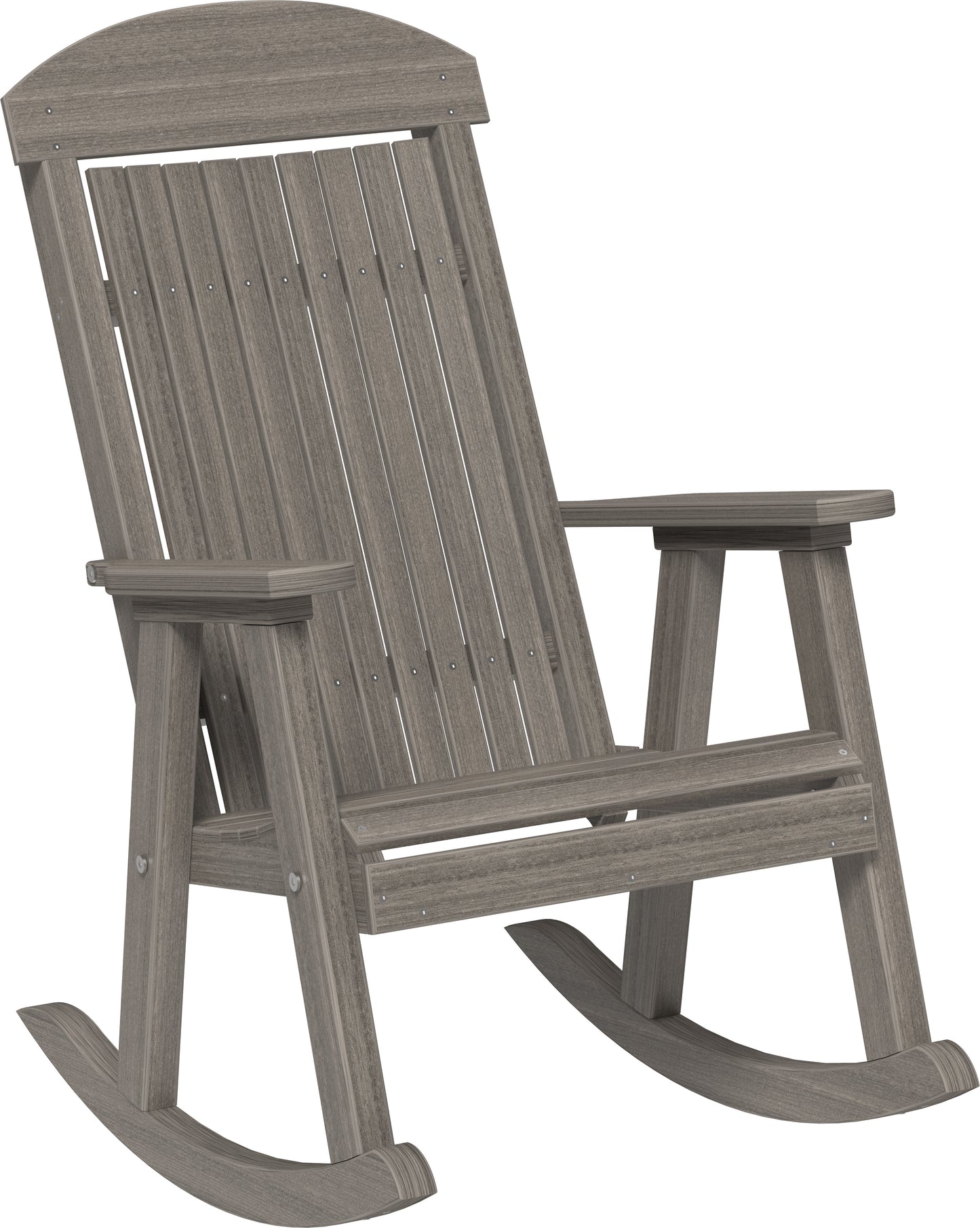 Poly Porch Rocker Coastal Gray