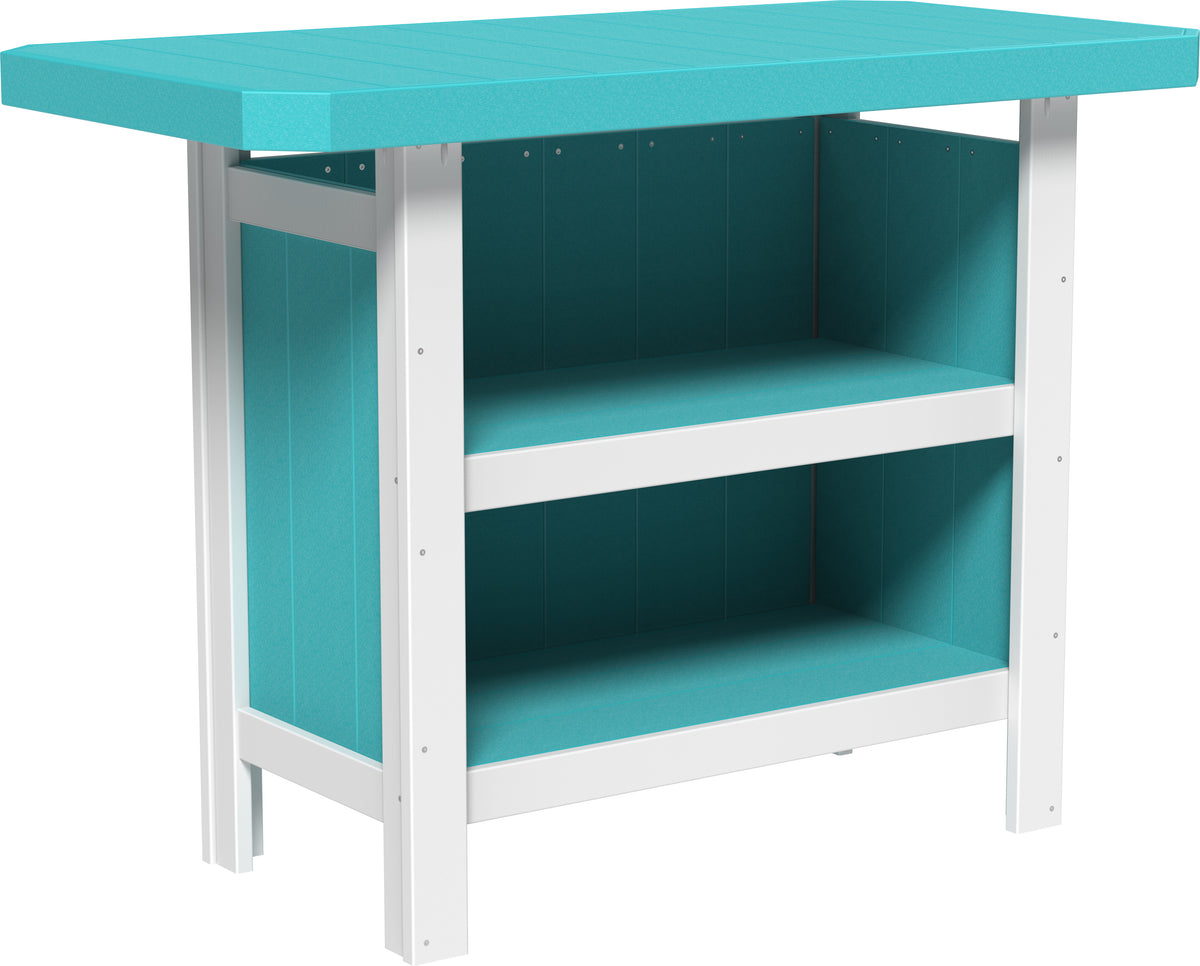 Serving Bar Aruba Blue & White