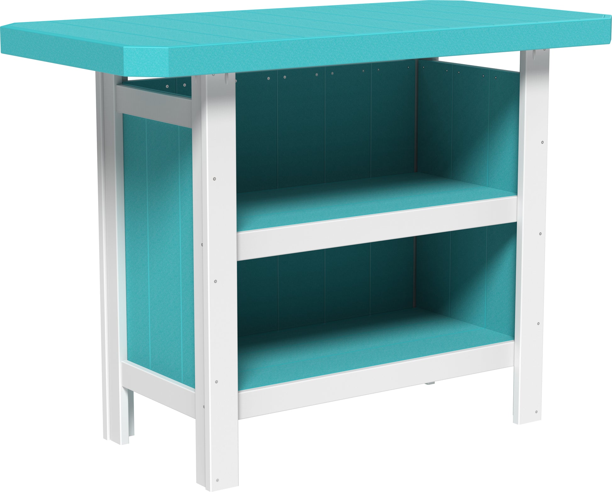 Serving Bar Aruba Blue & White