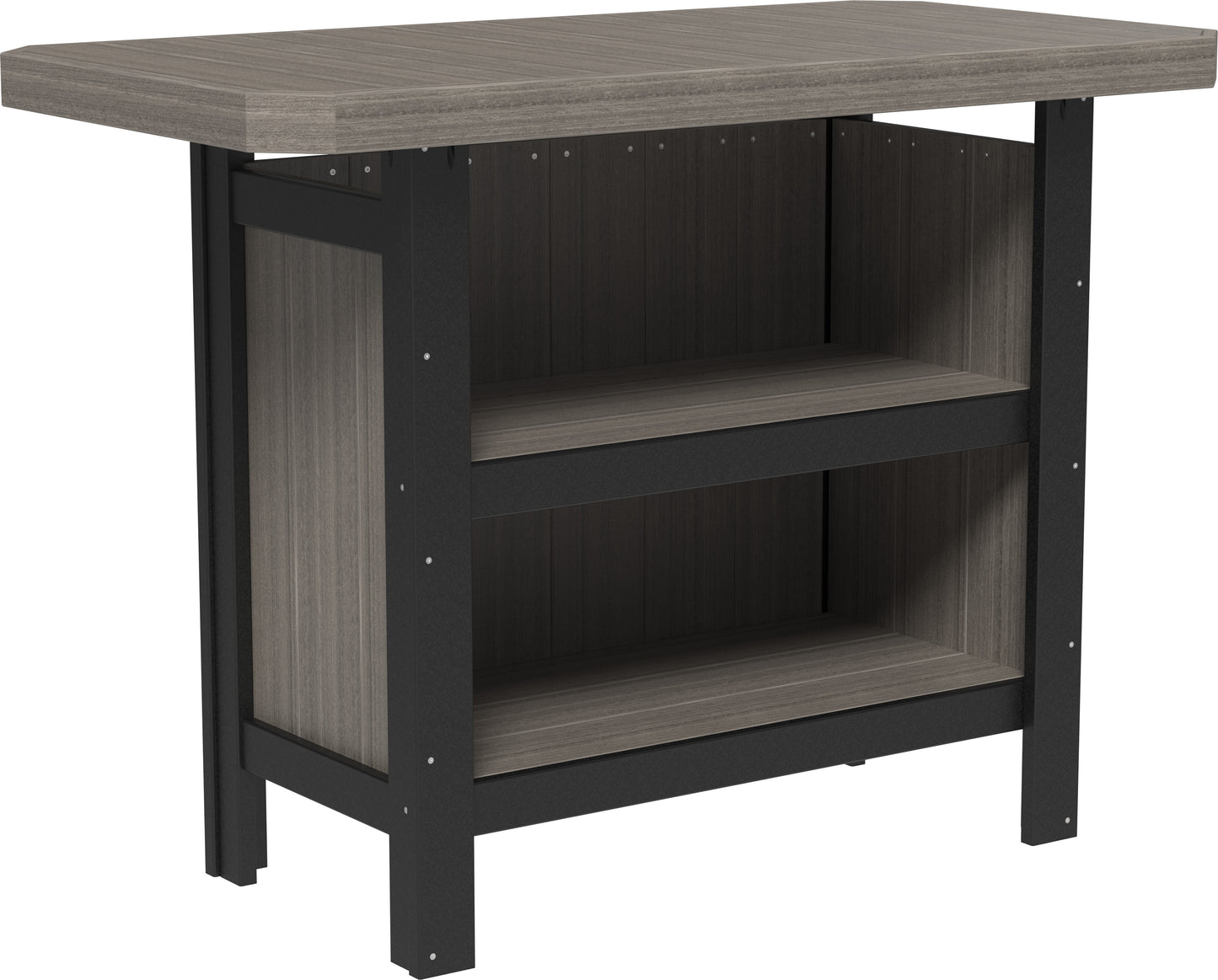 Serving Bar Coastal Gray & Black
