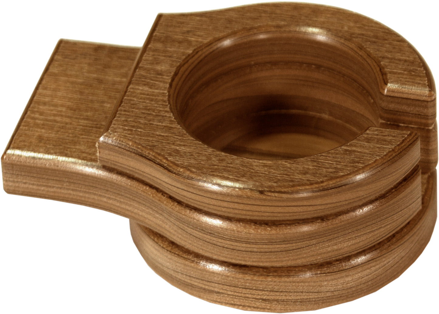 Stationary Cup Holder Antique Mahogany