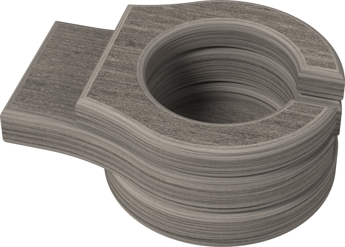 Stationary Cup Holder Coastal Gray