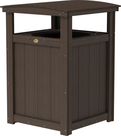 Trash Can Brazilian Walnut