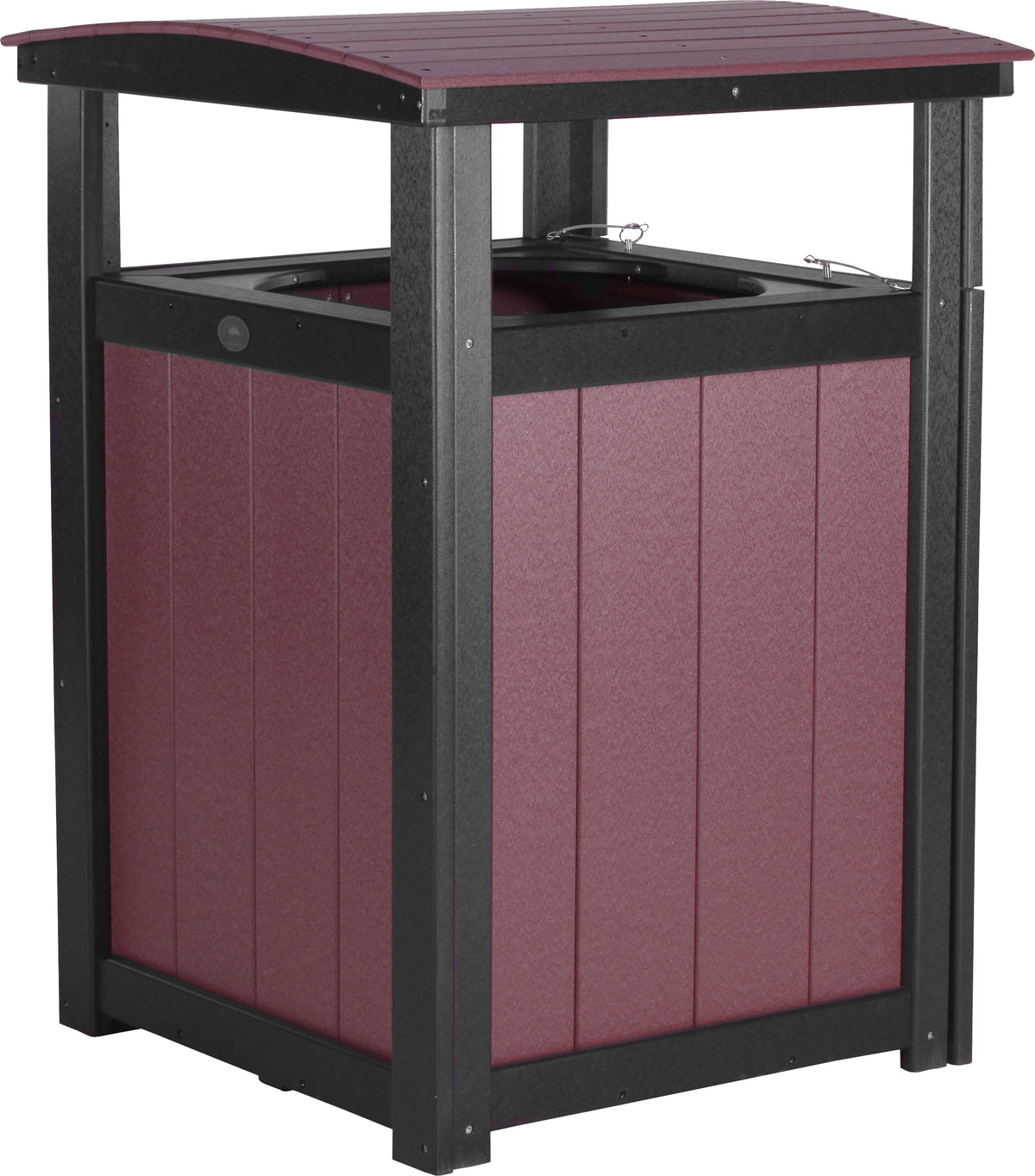 Trash Can Cherrywood & Black