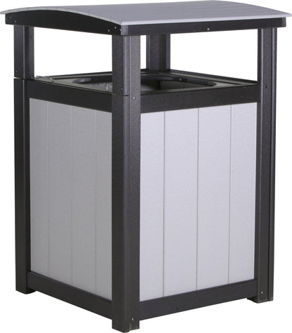 Trash Can Dove Gray & Black