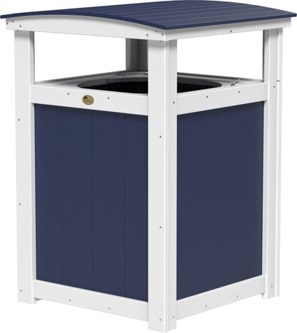 Trash Can Patriot Blue & White