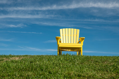 Deluxe Adirondack Chair Yellow