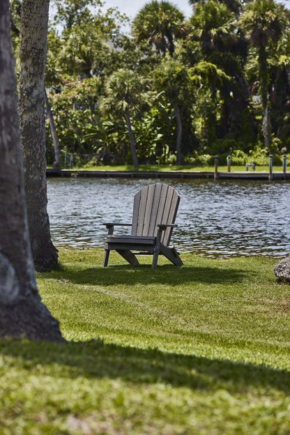 Folding Adirondack Chair Coastal Gray