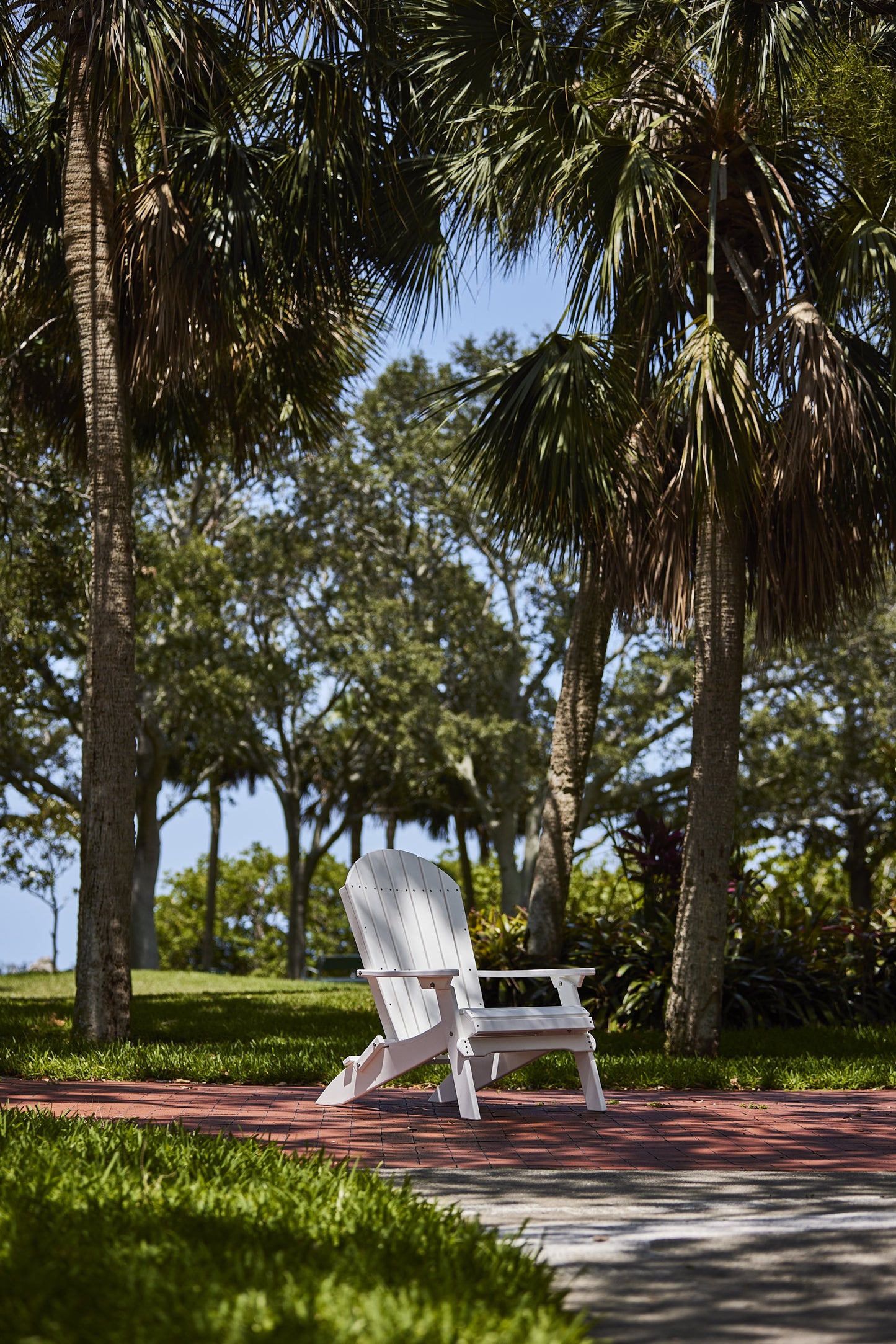 Folding Adirondack Chair White