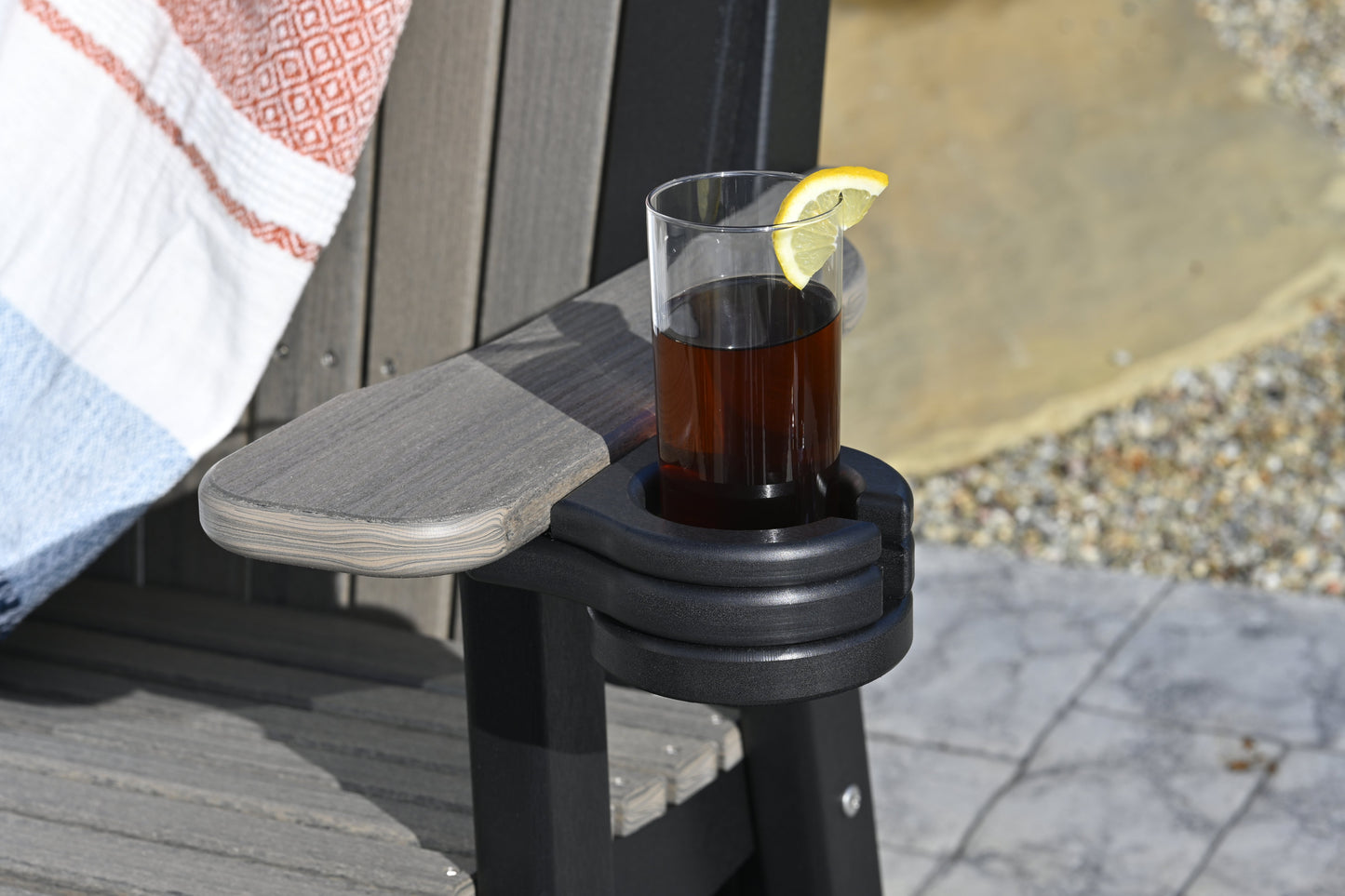 Stationary Cup Holder Black