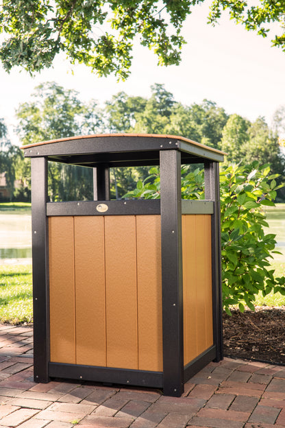 Trash Can Cedar & Black