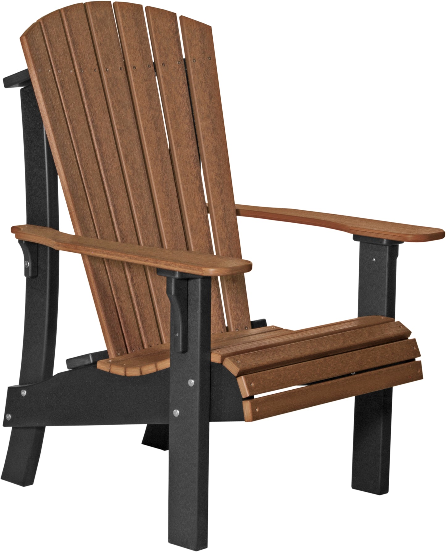 Royal Adirondack Chair Antique Mahogany & Black