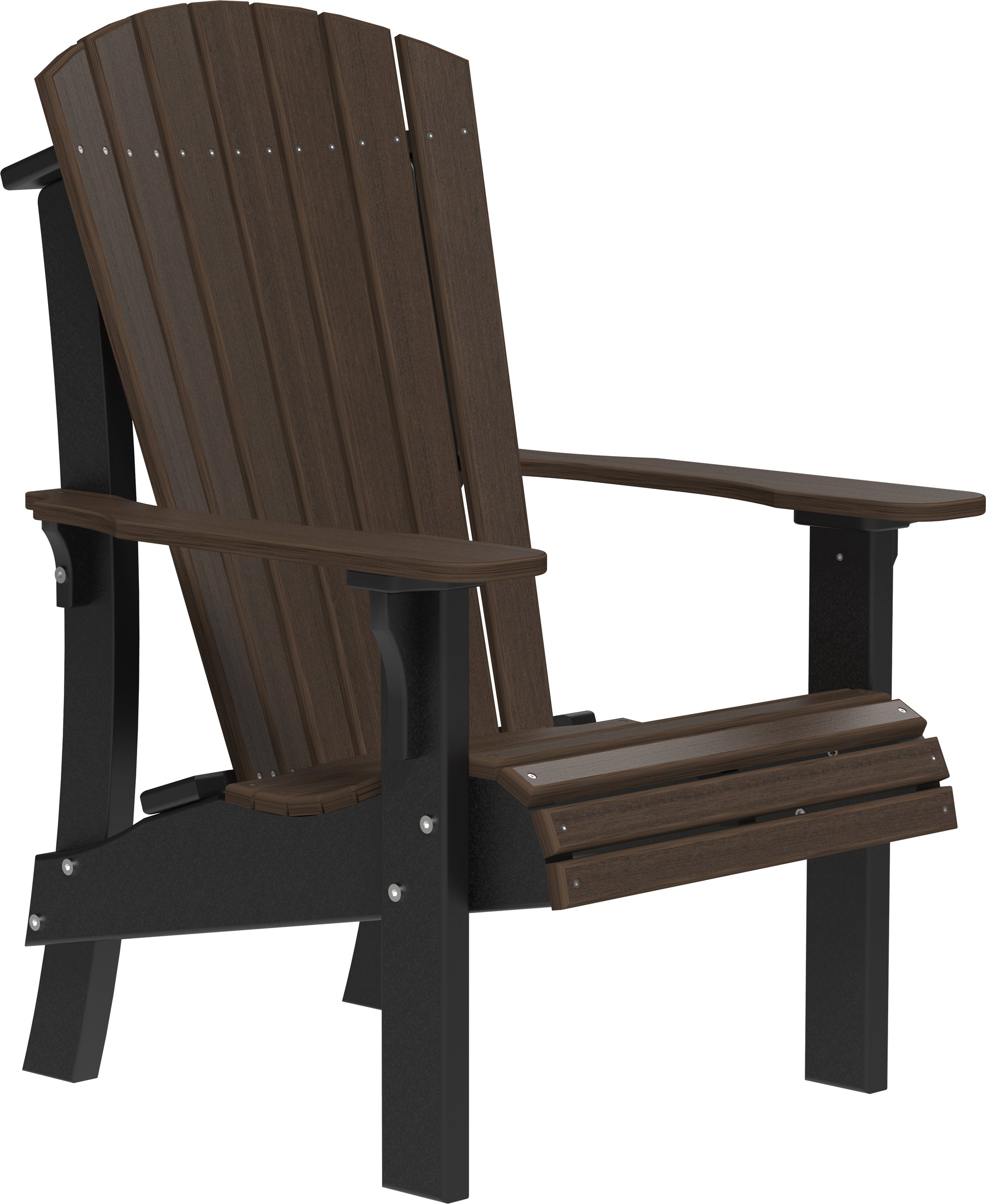 Royal Adirondack Chair Brazilian Walnut & Black