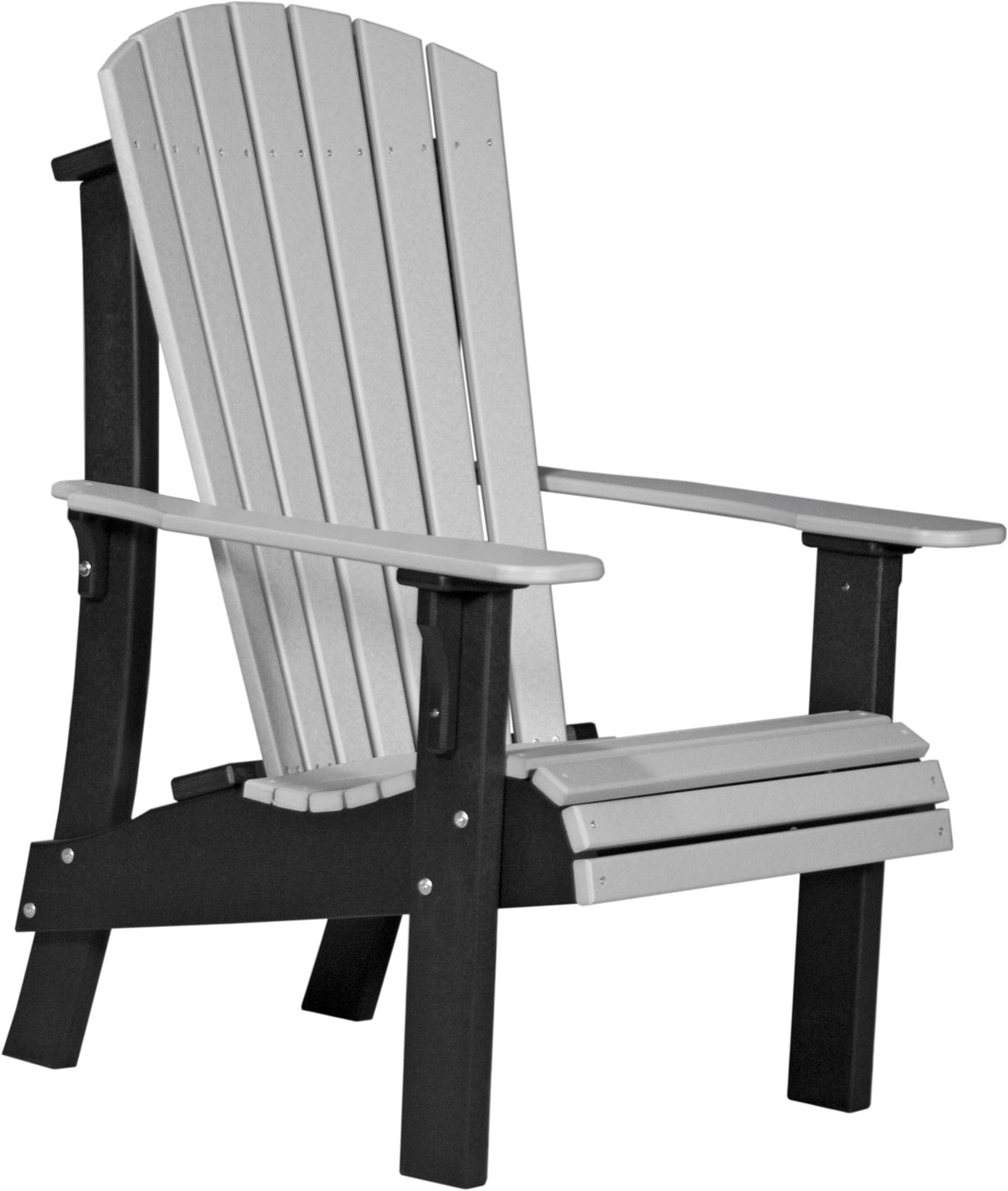 Royal Adirondack Chair Dove Gray & Black