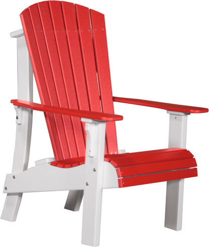 Royal Adirondack Chair Red & White