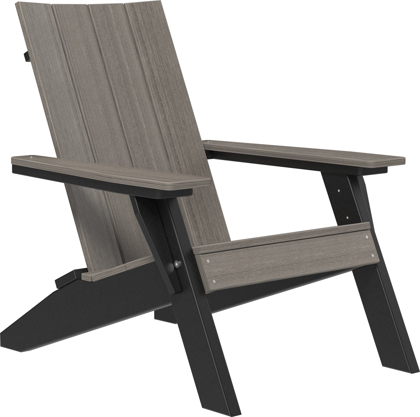 Urban Adirondack Chair Coastal Gray & Black