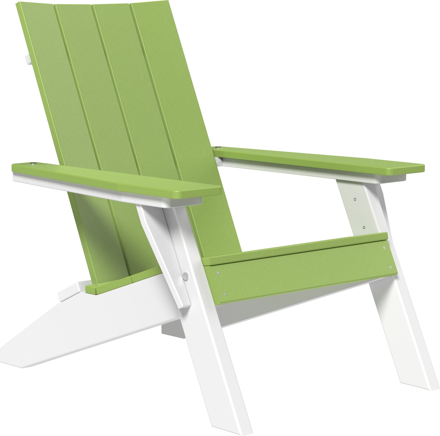 Urban Adirondack Chair Lime Green & White