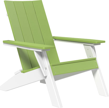 Urban Adirondack Chair Lime Green & White