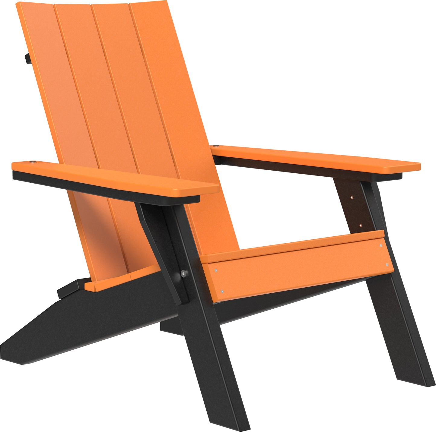 Urban Adirondack Chair Tangerine & Black