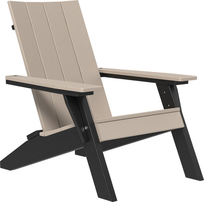 Urban Adirondack Chair Weatherwood & Black