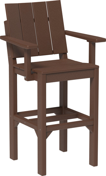 Urban Arm Chair Chestnut Brown / Bar Height