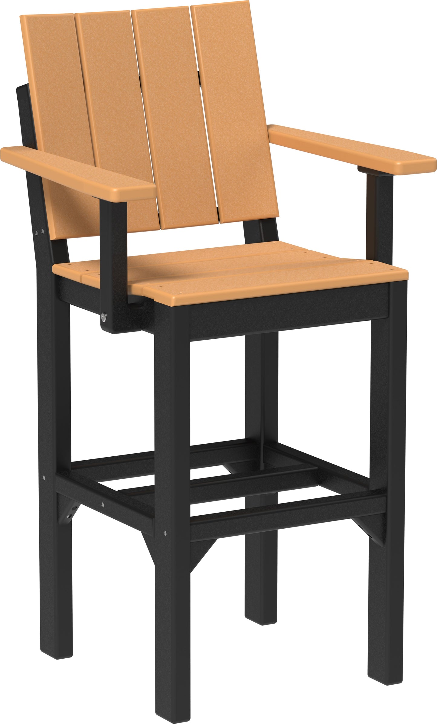 Urban Arm Chair Cedar & Black / Bar Height