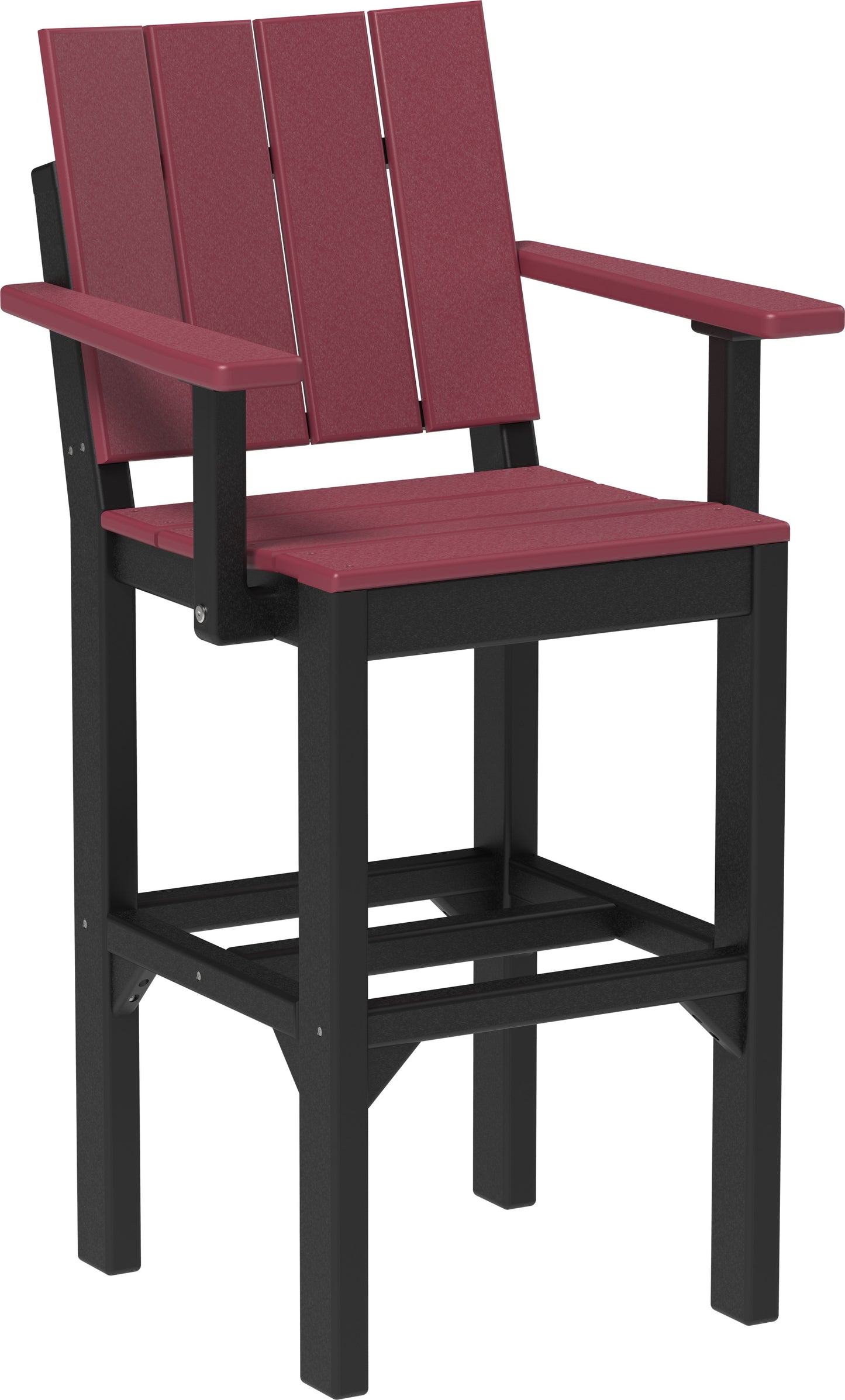 Urban Arm Chair Cherrywood & Black / Bar Height