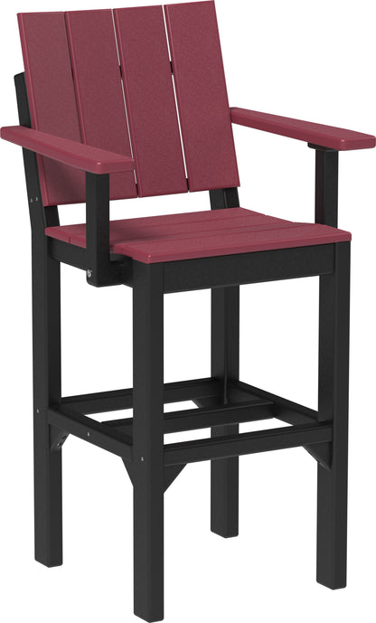 Urban Arm Chair Cherrywood & Black / Bar Height