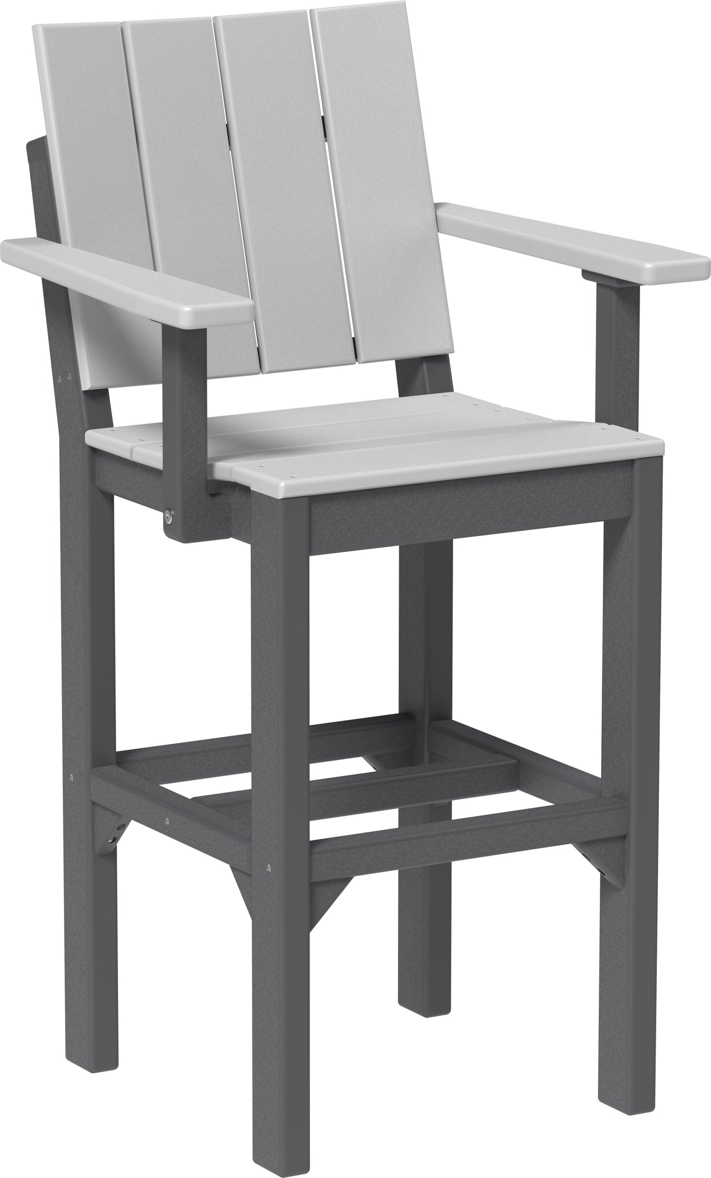 Urban Arm Chair Dove Gray & Slate / Bar Height