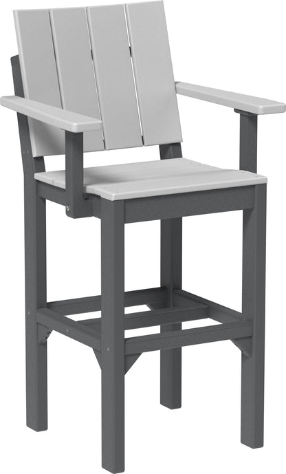 Urban Arm Chair Dove Gray & Slate / Bar Height